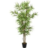 Berkfield Home Artificial Bamboo Tree 1288 Leaves 180 cm Green