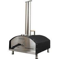 Statesman Wood Pizza Oven, 13 Inch, Chimney in Silver