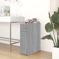 Berkfield Home Apothecary Cabinet Grey Sonoma 20x45.5x60 cm Engineered Wood