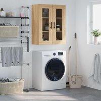 Berkfield Home Wall Mounted Cabinet Sonoma Oak 69.5x34x90 cm in Brown