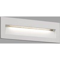 Netlighting Nat Outdoor Led Recessed Wall Light White IP65
