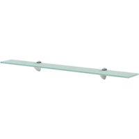 Berkfield Home Floating Shelf Glass 80x20 cm 8 mm in Clear