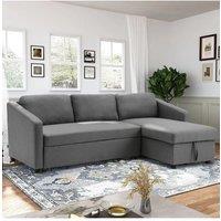 Pull Out Corner Sofa Bed 3 Seater Sofa with Storage