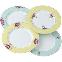 Aynsley China 'Archive Rose' Dinner Plates set of 4