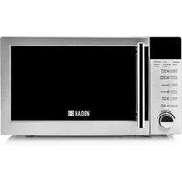 Haden ' ' Stainless Steel Microwave Defrost, Reheat & Cooking Functions in Metallic Silver