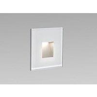 Netlighting Dart Outdoor LED Recessed Wall Light White 2W 2700K IP65