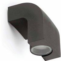 Netlighting Klamp 1 Light Outdoor Wall Light Dark Grey IP44 GU10