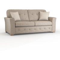Furnishings For Less UK Hartley Grey or Beige 3 Seater Sofa Full Back Tufted Cushions