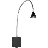 Lucide 'BUDDY' Modern Non Dimmable Wall Mountable Stylish Bedside LED Lamp in Black