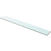 Berkfield Home Shelf Panel Glass Clear 100x12 cm