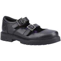 Hush Puppies Girl's Ella Senior Shoe in Black | Size: Infant 3