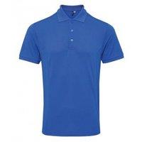 Premier Men's Coolchecker Plus Piqu Polo Shirt in Royal | Size: 4XL
