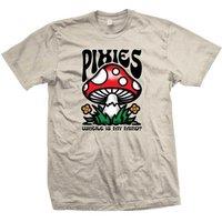 Pixies Men's Mindshroom T-Shirt in Natural | Size: Large