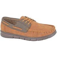 Scimitar Men's Boat Shoes in Tan | Size: 10