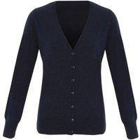 Premier Women's Essential Acrylic Cardigan in Navy | Size: 16