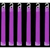 Neel Blue 6 Inch Glow Sticks Lanyard Premium Ultra Bright Glow in the Dark Rod - 25pcs in Purple