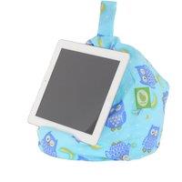Bean Lazy Blue Owl iPad, eReader & Book Mini Bean Bag in Light Blue
