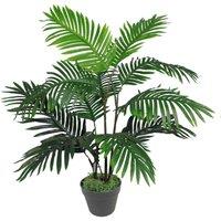 Leaf 90cm Design UK Large Realistic Artificial Palm Tree in Green