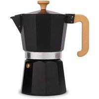 La Cafetiere Venice Aluminium Espresso Maker, Black, 6 cup in Black