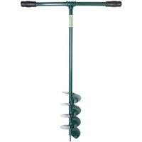 Primrose Garden Fence Post Hole Auger Hand Drill in Beige