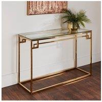 Cesar Gold Console Table