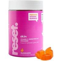 Skin Vitamin C Gummies 60 Vegan Tangerine Flavour Gummy Vitamins Hydrate Skin Stimulate Collagen Formation Anti-Ageing