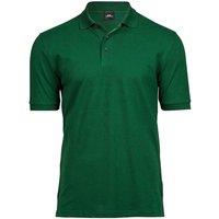 TEE JAYS Men's Luxury Stretch Pique Polo Shirt in Green | Size: Large