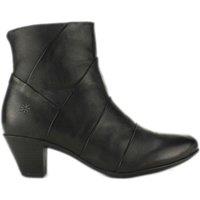 Cipriata Women's Ginerva Folded Vamp Ankle Boots in Black | Size: 5
