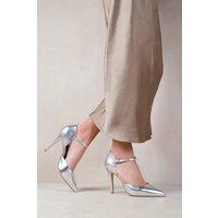 'Reflex' Wide Fit Mid High Heels With Pointed Toe