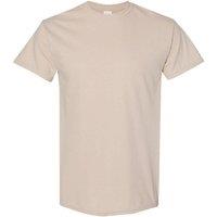 Gildan Men's Heavy Cotton Short Sleeve T-Shirt in Light Sand | Size: Large