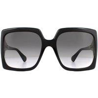 Gucci Women's Square Black Grey Gradient Sunglasses