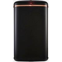 Tower Cavaletto Kitchen Bin, 58L, Sensor Lid, Stainless Steel, Black T838010BLK