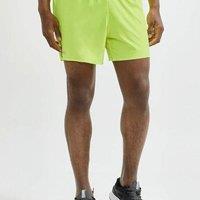 CRAFT Men's Adv Essence 5" Stretch Shorts in Yellow | Size: XL
