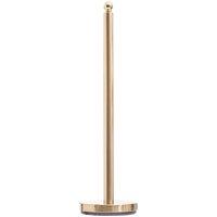 Orsina Stable White Toilet Roll Holder, Elegant Design Toilet Holder, Sturdy Toilet Roll Holder With White Base in Gold