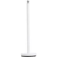 Orsina Stable White Toilet Roll Holder, Elegant Design Toilet Holder, Sturdy Toilet Roll Holder With White Base