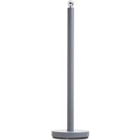 Orsina Stable White Toilet Roll Holder, Elegant Design Toilet Holder, Sturdy Toilet Roll Holder With White Base in Grey