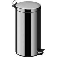 Orsina 12 Litre Pedal Bin, Stainless Steel Waste Bin With Soft Close Lid & Removable Inner Bucket, Sleek in Silver