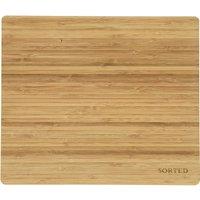 Orsina Sorted Bamboo Chopping & Serving Board, Durable 34x29cm nature friendly Kitchen Board in Natural | Size: 34x29 cm
