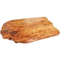 Orsina Cedarwood Chopping & Serving Board With Irregular Edges, Wooden Chopping Board, Smooth Grain Prep Board in Brown