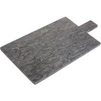 Orsina Large Black Marble Paddle Board, Durable Natural Stone Serving Board For Kitchen Use