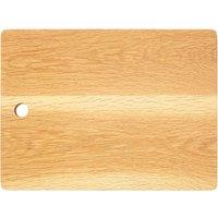 Orsina Rectangular Oak Wood Chopping & Serving Board, Premium Oak Cutting Board, Large Wooden Butcher Block in Natural