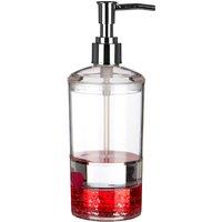 Orsina Floating Hearts Acrylic Hearts Lotion Dispenser in Clear