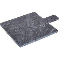 Orsina Small Black Marble Paddle Board, Durable Natural Stone Serving Board For Kitchen Use