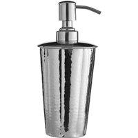 Orsina Hammered Nickel Finish Lotion Dispenser in Silver
