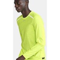 CRAFT Men's PRO Hypervent Long Sleeve Wind Top in Yellow | Size: XL