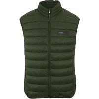 Plein Sport Men's Patch Logo Green Gilet Jacket | Size: Medium