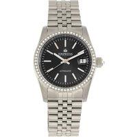 Empress Women's Constance Automatic Bracelet Watch with Date in Black