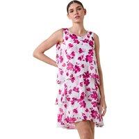 Floral Print Tiered Layer Dress