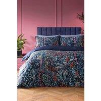 Soiree 'Tessa' 200 Thread Count Duvet Cover Set in Navy | Size: Double