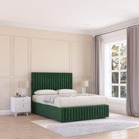Madison Plush Velvet Memory Foam Bed Set With 4 Drawers, Mattress & Headboard
